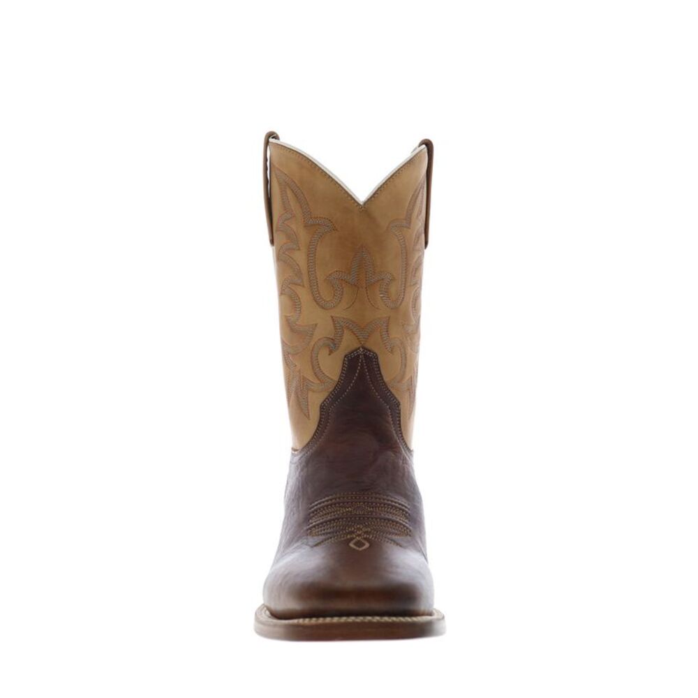 Stetson Mens Obadiah Bullhide Brown Boots (NWT) - Picture 3 of 7